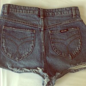 Rolla’s festival cut high rise shorts